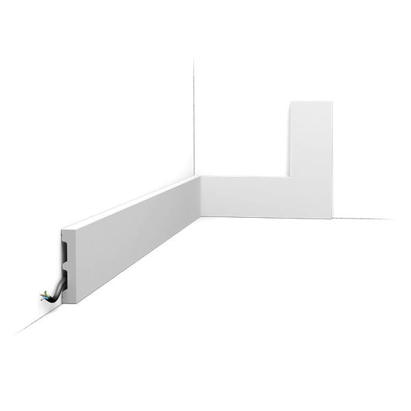 DX157-2300-RAL9003 SQUARE Listwa Przypodłogowa Orac Decor