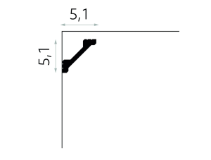 Listwa sufitowa MD368