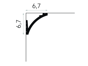 Listwa sufitowa MD380