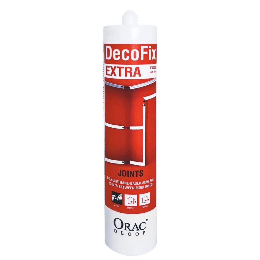 Biały Klej FX400 DecoFix Ultra Orac Decor Łączenia między profilami 270ml