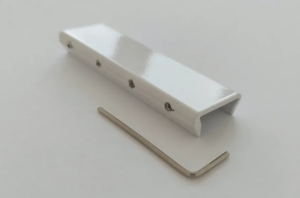 Łącznik szyn karniszowych - aluminiowy |  Płynne Połączenie Szyn Bez Zacięć | Rozszerz System Karniszowy Bez Ograniczeń