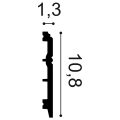 Listwa przypodłogowa SX105 Orac Decor wymiary